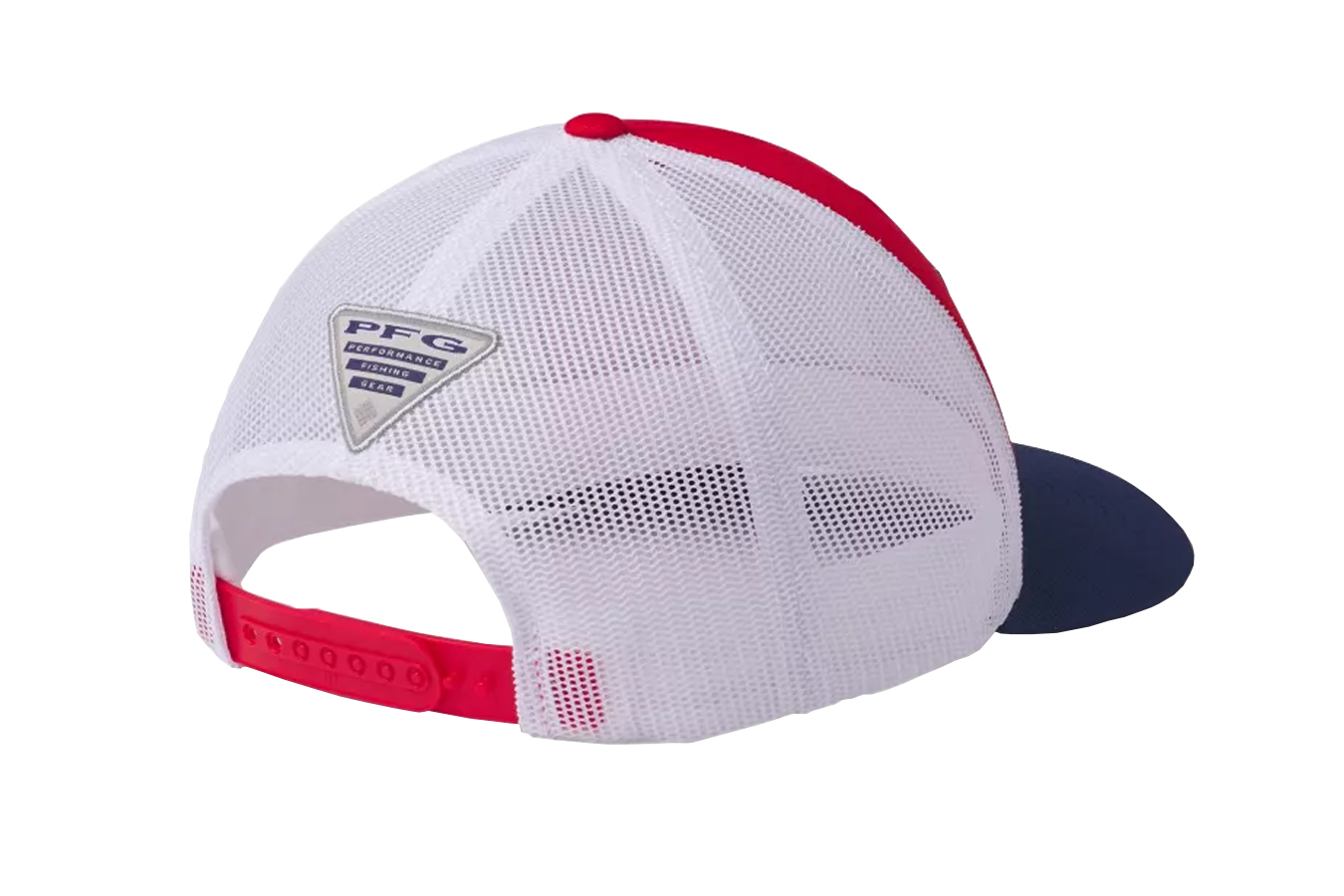 Columbia PFG Mesh Snap Back Fish Flag Ball Cap